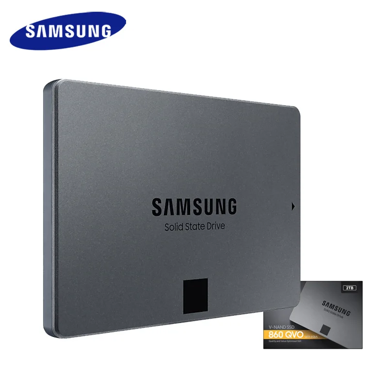 Жесткий диск SAMSUNG SSD 1 ТБ 860 QVO жесткий HDD 2 5 SATA Твердотельный накопитель для
