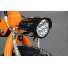 Ebike bike 7 светодиодный светильник 36 в 48 в велосипедный Рог Водонепроницаемый вспышка светильник с рогом для электрического велосипеда скутер 18 Вт головной светильник передний светильник