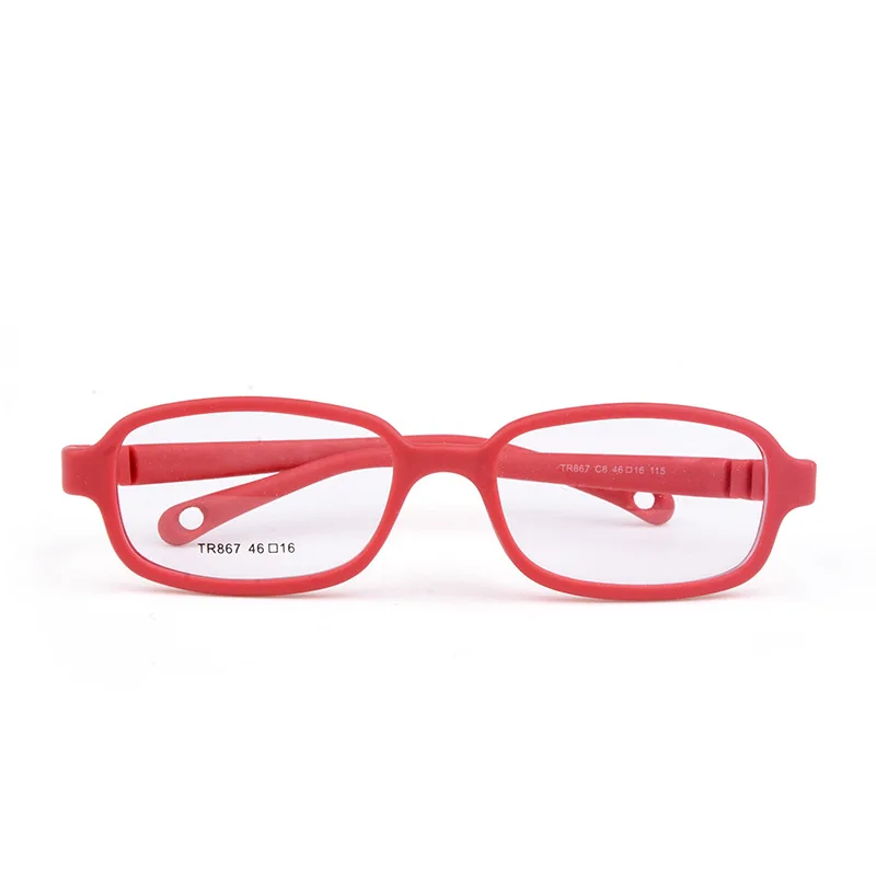 Медицинские силиконовые очки по рецепту для мальчиков для детей очки для глаз оправа для девочек гибкие легкие Gafas резиновые с обручами для детей - Цвет оправы: C8