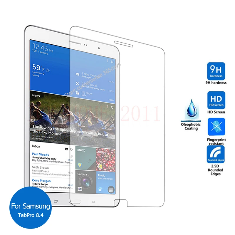 

For Samsung Galaxy Tab Pro 8.4 Tempered Glass screen Protector 2.5 9h Safety Protective Film On T320 T325 T321 SM-T320 SM-T325