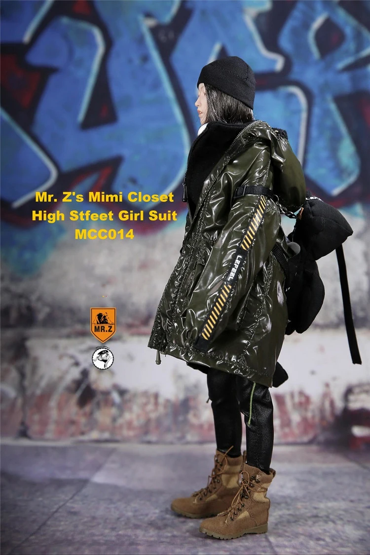 Mr. Z MCC014 1/6 комплект женской фигурной одежды, мини-шкаф, для высокой улицы, для девочек, костюмы в стиле хип-хоп для 12 дюймов, экшн-фигурка Sence, аксессуары для самостоятельной сборки
