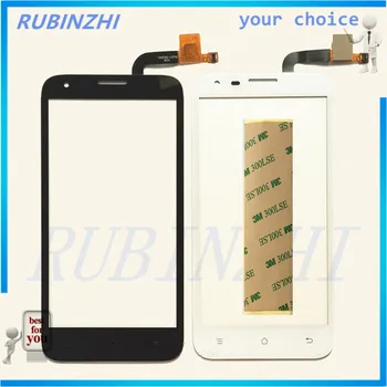 

RUBINZHI Phone Touchscreen Sensor For Fly Iq454 Touch Screen Digitizer Replacement Touch Front Glass Panel Tracking Number +tape
