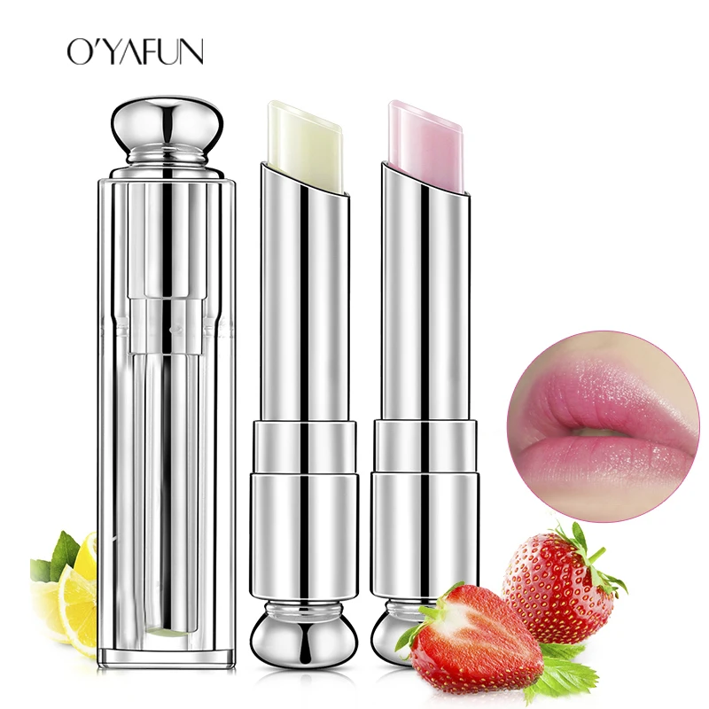 Натуральный бальзам для губ Oyafun Dtrawberry с алоэ и медом, увлажняющий, восстанавливающий морщины для губ для женщин и мужчин, зимний Уход за губами