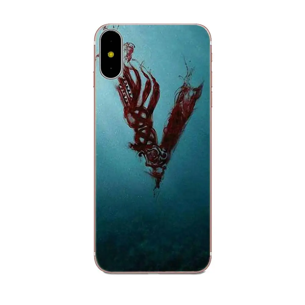 Для Samsung Galaxy Note 5 8 9 S3 S4 S5 S6 S7 S8 S9 S10 mini Edge Plus Lite Мягкий ТПУ чехол для телефона Vikings Serie