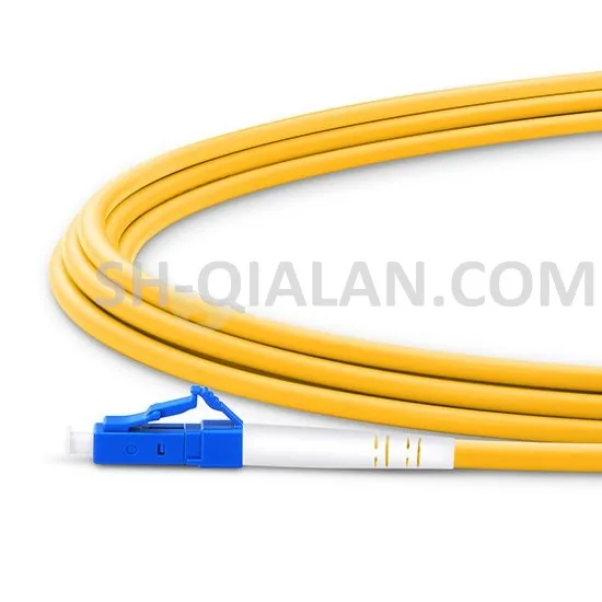 

QIALAN 2m LC UPC to LC UPC Fiber Patchcord Simplex 2.0mm PVC(OFNR) 9/125 Single Mode Fiber Patch Cable
