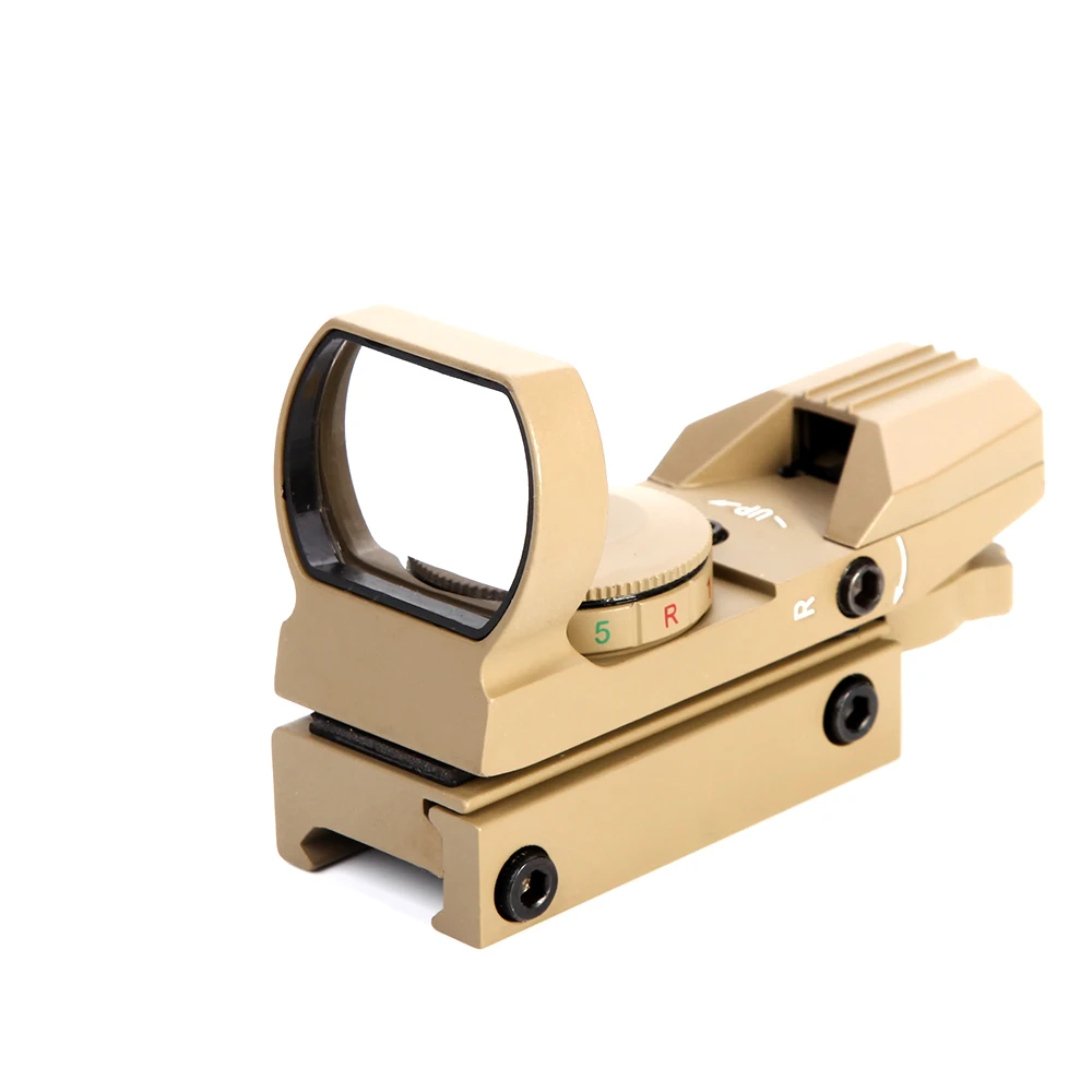 

DA Hunting Optics Riflescope Holographic Red Dot Sight Reflex 4 Reticle Tactical Scope 20mm Rail Collimator Sight For Gun