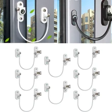 Противоугонный замок безопасности Детские замки безопасности UPVC окно двери кабель ограничитель с ключом защитный, из нержавеющей стали замок