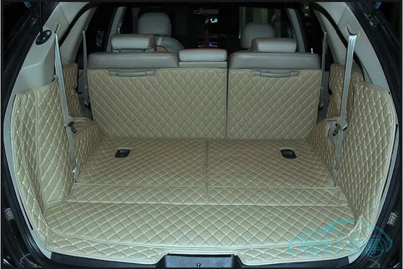 3D полная задняя подкладка для багажника груза Задняя Hyundai Veracruz 7 мест 2007 2012 (6