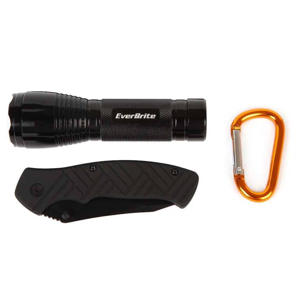 

Everbrite LED Flashlight Torch Light Emergency Campling Tools Survival Tool Kits