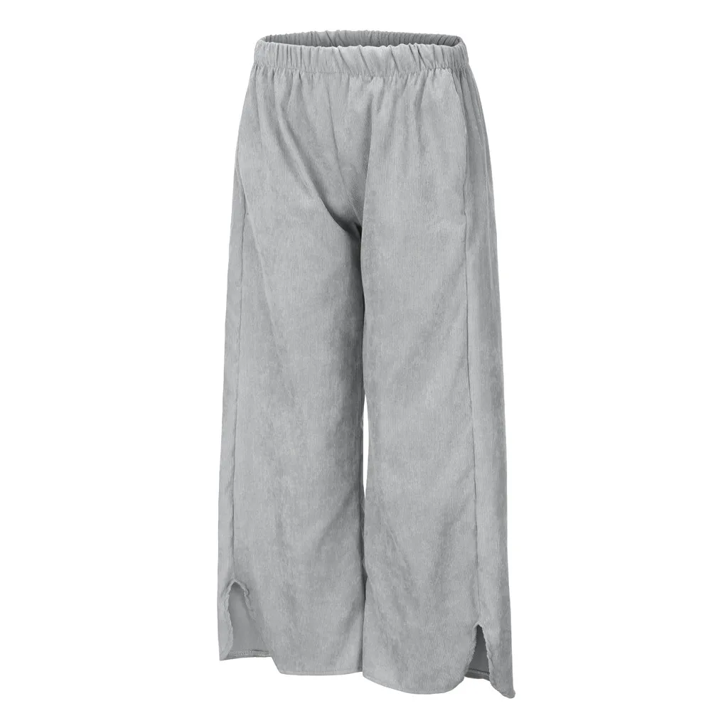 Womail женские брюки модные повседневные свободные брюки льняные с карманом широкие брюки для женщин длинные брюки простые уличные праздничные J710