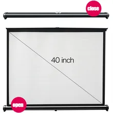 Portable Projector Screen for Business Meeting Matte White for Wall Mounted Home Theater Bar Travel Film For Projector Cheap