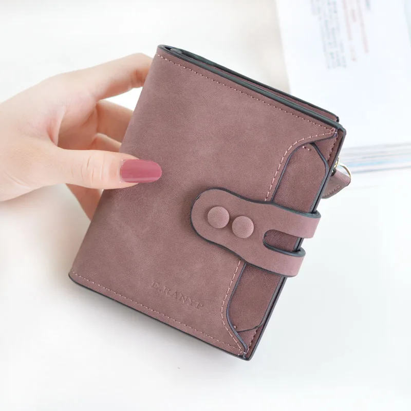 

2019 New Women wallet Pink wallet Mini purse and handbag womens wallet leather genuine Multi-function walle