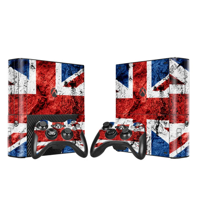 Виниловая наклейка для Microsoft Xbox 360 E Slim и 2 контроллера Skins SLIM стикер s виниловая