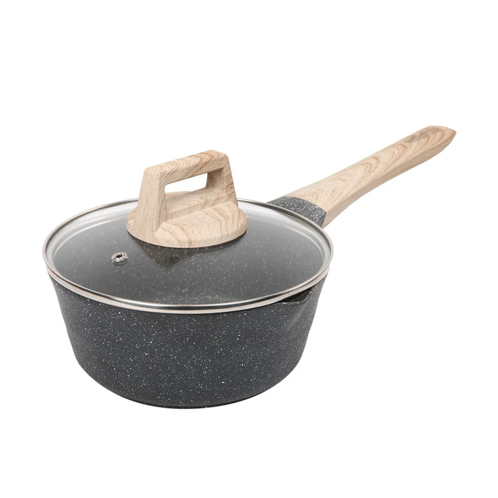 Meimanshi milk pot non-stick pan baby auxiliary cooking pan cooking noodles pot domestic mini pot hot milk pan bottom