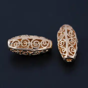 

Metal Spacer Beads Hollow Pattern Quality Hole Size 2mm Charm Bead for DIY African Earrings Necklace Jewelry Making