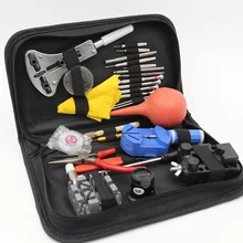 Роскошный кожаный мешок Съемный полный Размеры DIY& Профессиональный наручные часы Repair Tool Kit Дело открывалка Ссылка удалить Китай Топ поставка