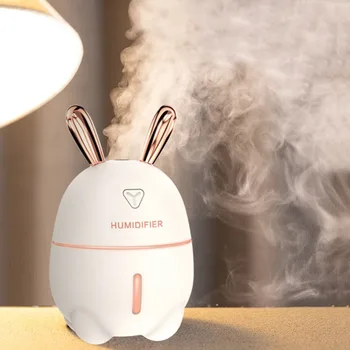 

300ml Air Humidifier USB Charging Ultrasonic Humidifier 7 Color Night Light Essential Oil Aroma Diffuser Mist Maker for Home