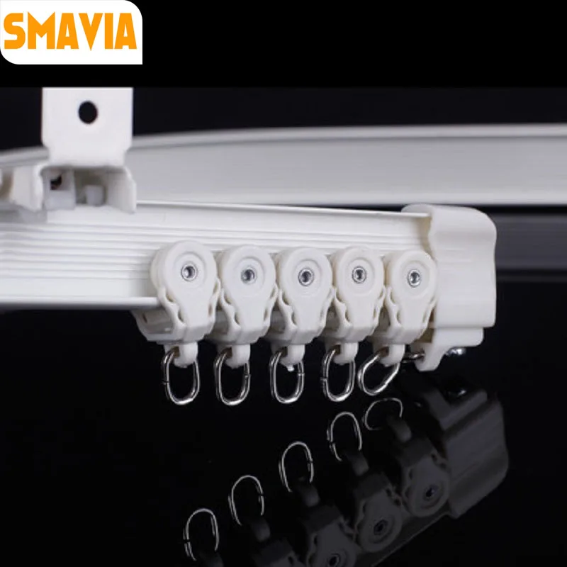 SMAVIA Modern Qualified Curtains curved ABS+metal+plastic material