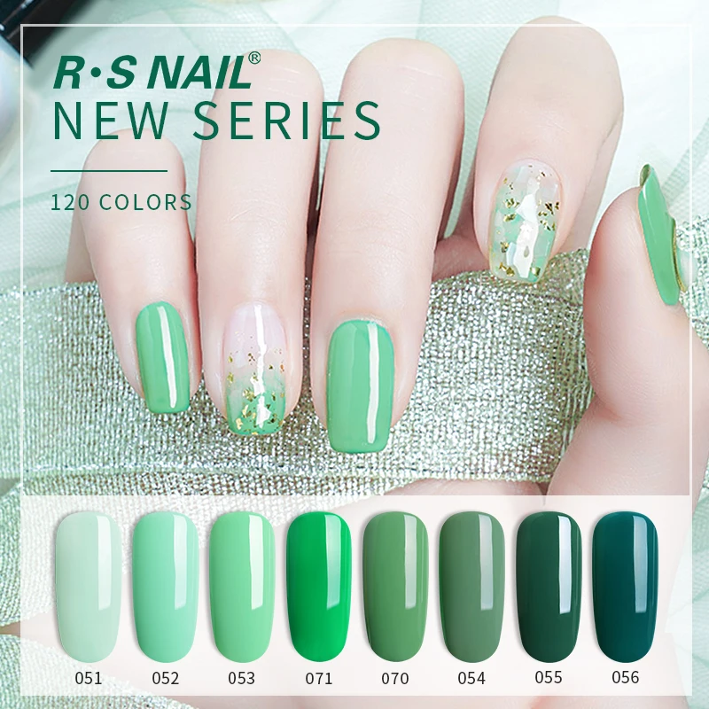 

RS NAIL 2019 New Series 120 Colors Gel Nail Polish Esmaltes Permanentes de UV y LED Professional Manicure Lakiery Hybrydowe 15ml