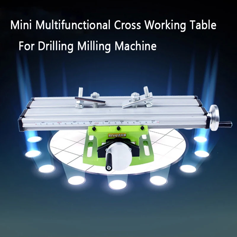 

Mini Multifunctional Cross Working Table/slide table support For Drilling Milling Machine Bench drill stent Tools 10PCS Free DHL