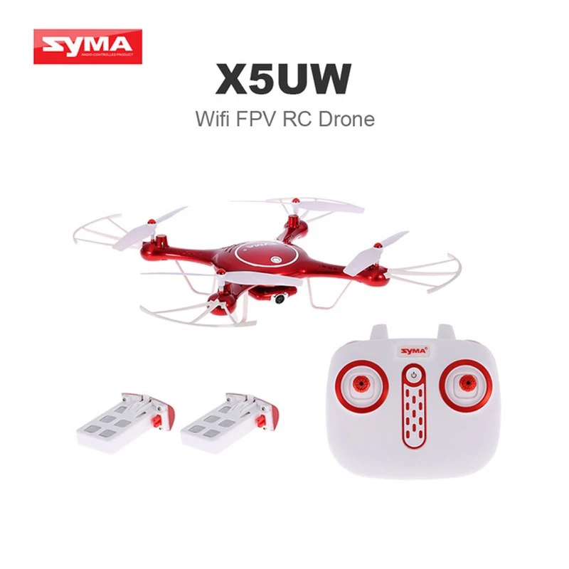 2017 Новый Syma X5UW Wifi FPV Quadcopter RC Летательный Аппарат с 720 P HD Камера 4CH 6 Оси 2.4 ГГц
