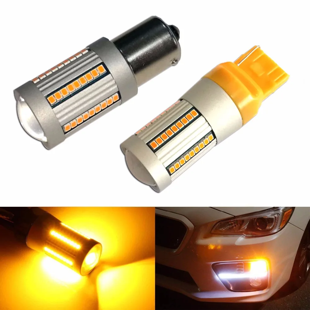 VANSSI T20 7440 7440NA WY21W/Bau15s 7507 PY21W светодиодная CAN шина без Hyper Flash лм янтарно желтые