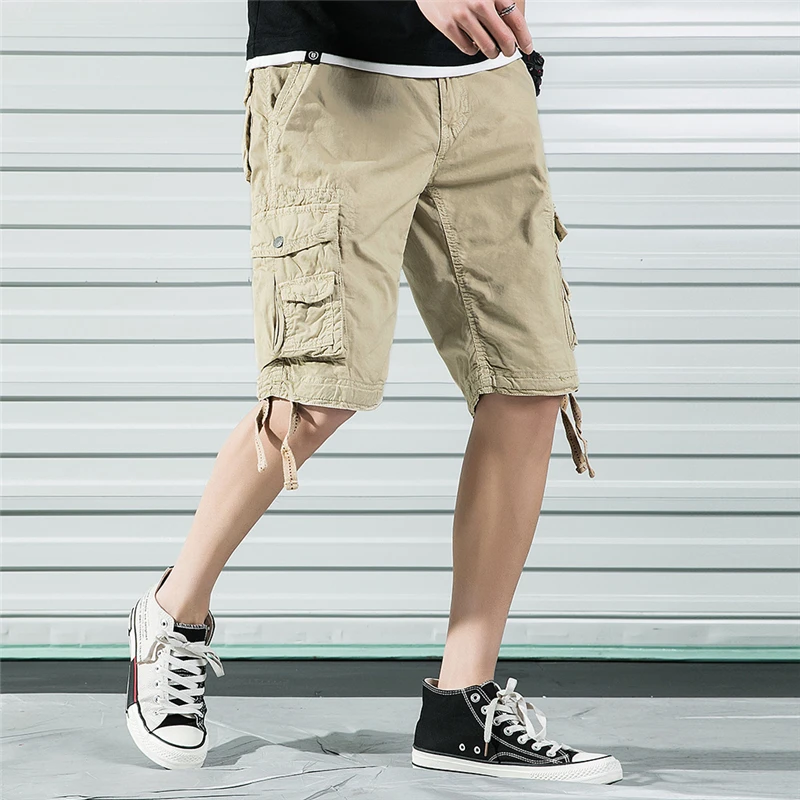 Cheap 2019 Men Shorts Summer New Shorts Men Hot Sell Casual Shorts Compression Quality Bottom Elastic Waist Fashion Brand Shorts