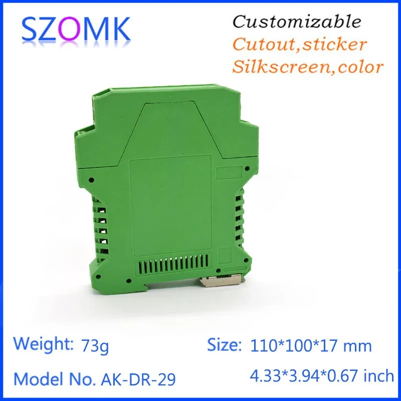 Электронный ящик на din-рейку 1 psc чехол на din-рейку пластиковые корпуса abs распределительный корпус электроники