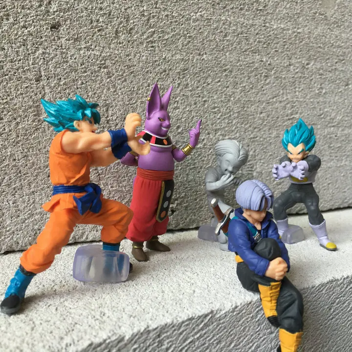 Подлинная оптом Bandai Аниме Dragon Ball Z Супер Братья Марио ПВХ фигурка Коллекционная