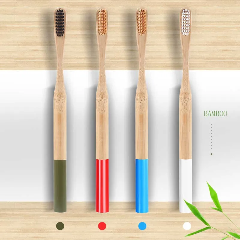 Buy Y&W&F Soft Bristles Charcoal Bamboo Eco Toothbrush