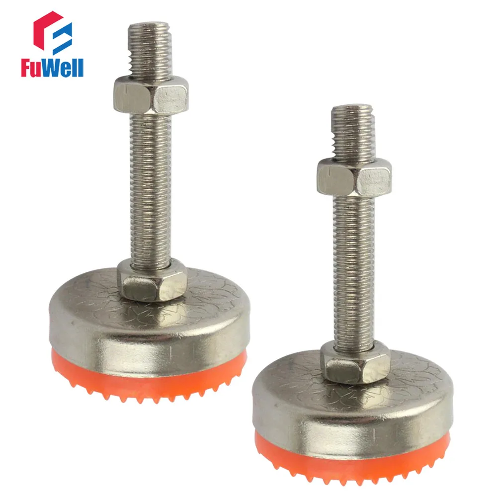 Нескользящая основа из ТПУ 2 шт. M12/M14/M16/M18/M20 диаметр 80 мм 100/120/150 мм|leveling foot|leveling