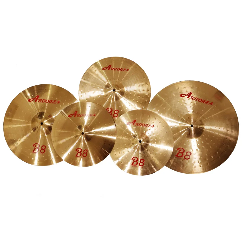 Arborea B8 series 4 Cymbals set: 14 Arborea B8 series 4 Cymbals set: 14