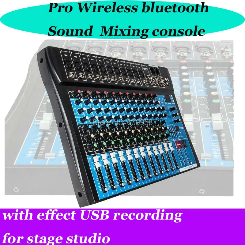 Buy Professional 12 Channel Bluetooth Mixer USB