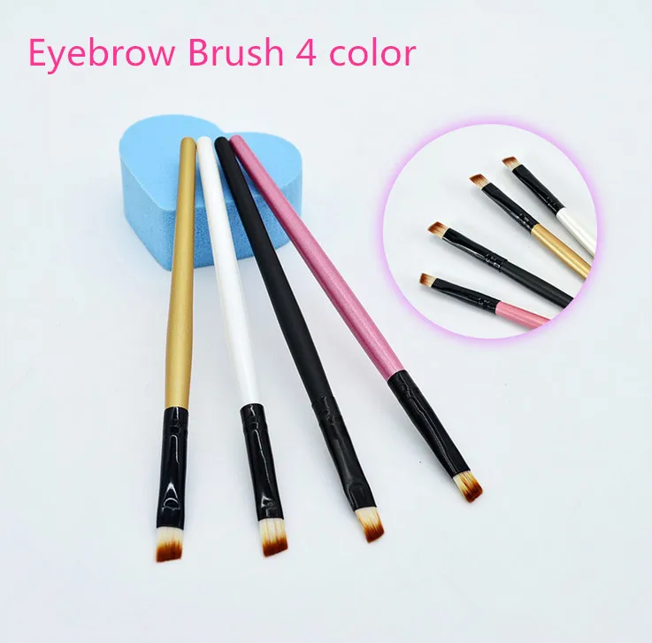 1pc Professional Elite Angled Eyebrow Brush Nice Handle Eye Liner Brow