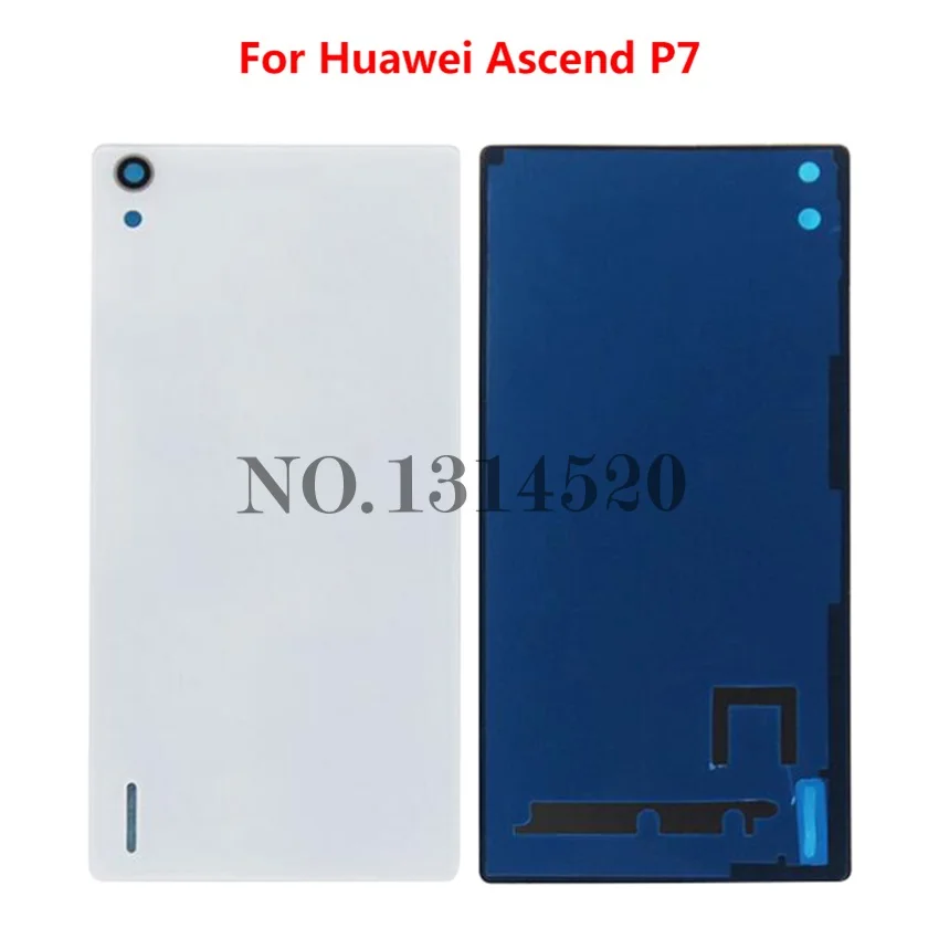 Чехол на заднюю панель со стеклянной задней крышкой для huawei Ascend P7 с наклейками