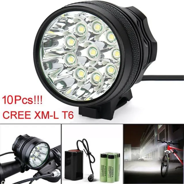 Cheap Bright Led Bicycle Light 2500 Lumens XM-T6 LED Bike Light Torch Head front Light lantern on a bicycle Bike light set #2M18 * Cheap Bright Led Bicycle Light 2500 Lumens XM-T6 LED Bike Light Torch Head front Light lantern on a bicycle Bike light set #2M18 *