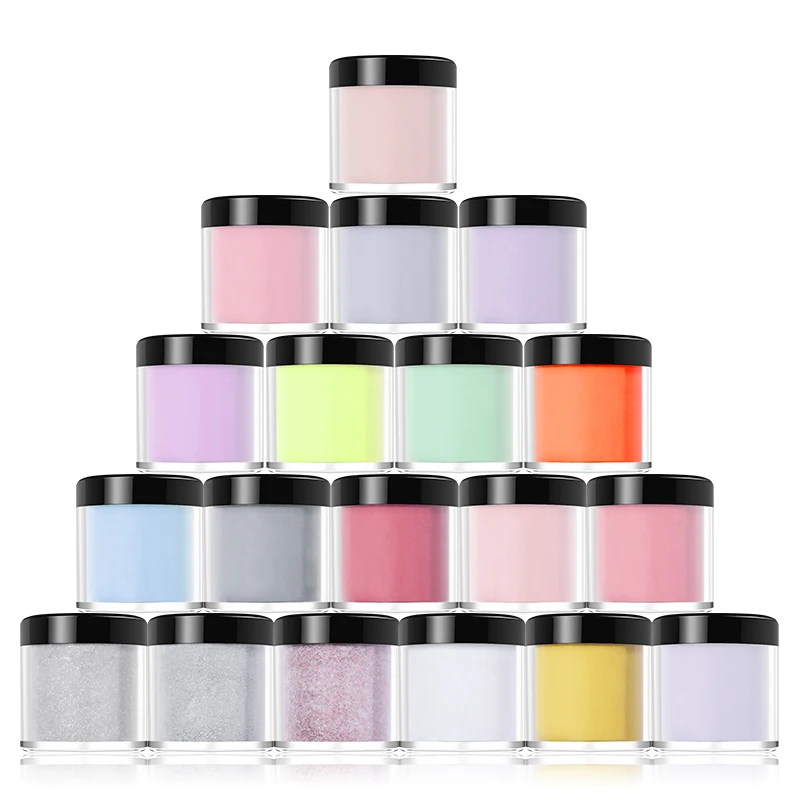 NICOLE DAIRY 1 Box 10ml Dipping Powder Without Lamp Cure Natural Dry Nails Dip Powder Gel Nail Glitter Powder For Nail Dip