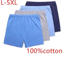 Брендовое Мужское нижнее белье, Брендовое нижнее белье, хлопок, размера плюс L-5XL, для пожилых людей, расслабляющее, удобное, 4 шт