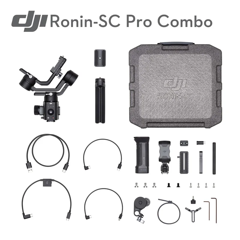 

Original DJI Ronin SC/Ronin-SC Pro Combo Professional Camera Control 3-axis Stabilization 2 kg Tested Payload Capacity