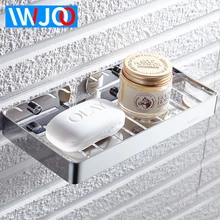 IWJOO Bathroom Square Lengthened Soap Rock Wall Mount Toilet Stainless Steel Soap Dish Bath Products Storage Rack IWJOO Bathroom Square Lengthened Soap Rock Wall Mount Toilet Stainless Steel Soap Dish Bath Products Storage Rack