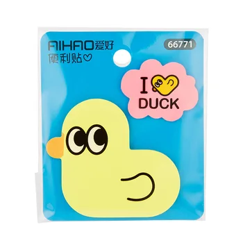 

24 pcs/Lot Cartoon yellow duck stickers scrapbooking Colorful cloud memo note stickers Stationery Office accessories FM902