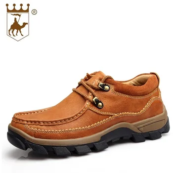 

Men 100% Genuine Leather Flats Driving Shoes England Trend Male Footwear Men's Lace Up Casual Business Shoes AA20519