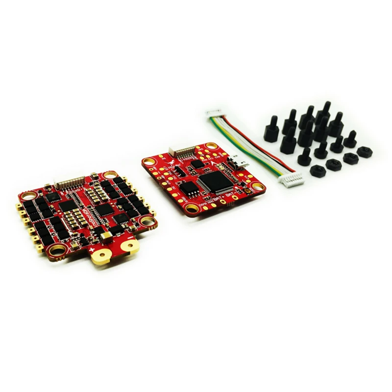 

HGLRC Titan Plus F460 Stack AIRBUS F4 Flight Controller OSD & Dinoshot 60A Blheli_32 ESC 30.5x30.5mm For RC Models Racing Drone