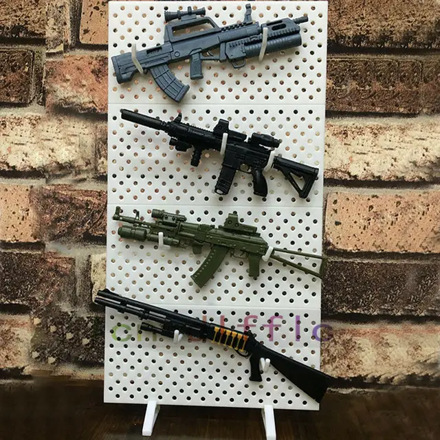 4pcs/set 1/6 Scale Modular Weapons Display Wall Show Storage Stand For Action Figures Gun Model 3
