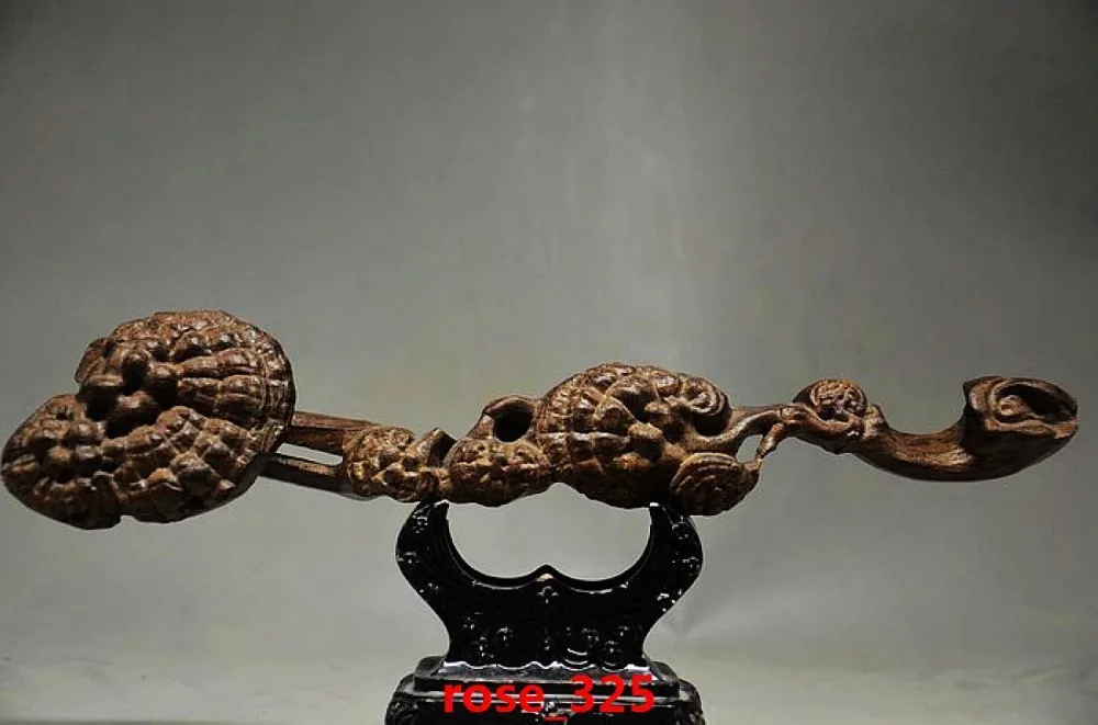 Home Decor COLLECTIBLE CHINESE AGARWOOD HAND CARVED GANODERMA RUYI STATUES Home Decor COLLECTIBLE CHINESE AGARWOOD HAND CARVED GANODERMA RUYI STATUES