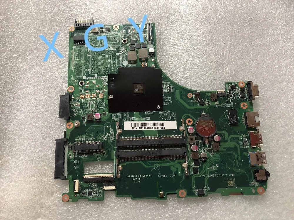 Материнская плата для ноутбука Acer Aspire E5 521 1 80 ГГц 15 6 дюйма DDR3L NBMLN11004 DA0ZQNMB6D0 100% тест