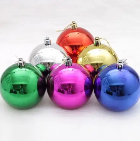 Bolas de árbol de Navidad adornos cuerdas árbol de Navidad colgante fiesta ornamento decoración de Navidad 30mm suministros de fiesta regalo