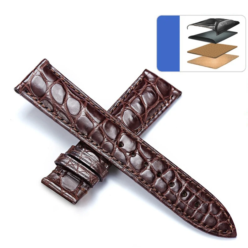 Customize Watchbands CROCODILE Leather Watch Band Strap Replacement 100% Hight Quality Wristbands Belt Hand Make SIZE&LENGTH Customize Watchbands CROCODILE Leather Watch Band Strap Replacement 100% Hight Quality Wristbands Belt Hand Make SIZE&LENGTH