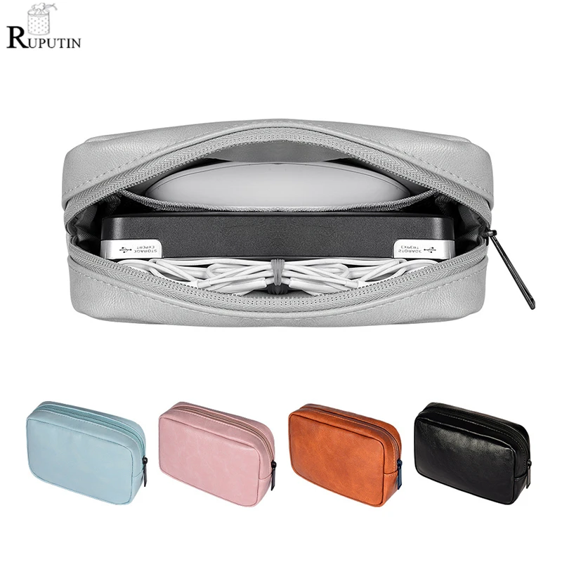 

Data Line Storage Package Container Headphone Protective Storage Box Travel Storage Bag For Earphone Data Cable USB Charger Case