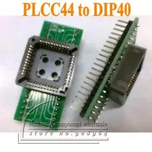 10 шт./лот PLCC44 для DIP40 программатор IC адаптер разъем